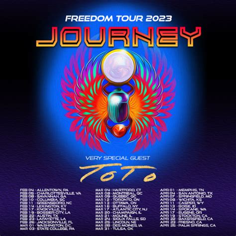 Get the Journey Setlist of the concert at Golden 1 Center, Sacramento, CA, USA on April 1, 2022 from the Freedom Tour 2022 Tour and other Journey Setlists for free on setlist. . Journey tour 2023 setlist